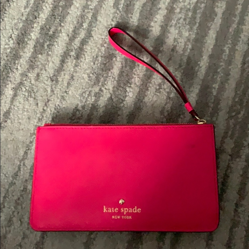 Kate Spade pink wristlet